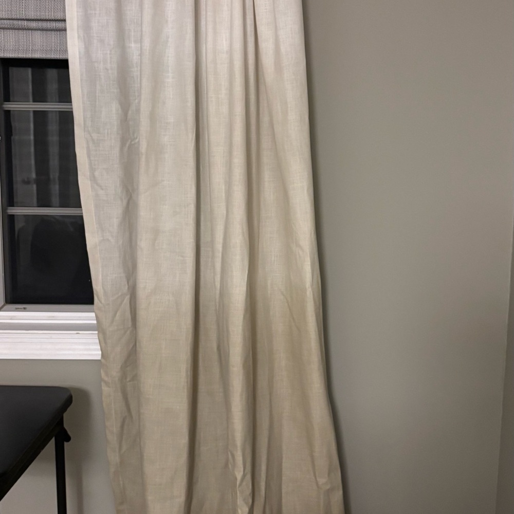 Pair of ombré window curtains